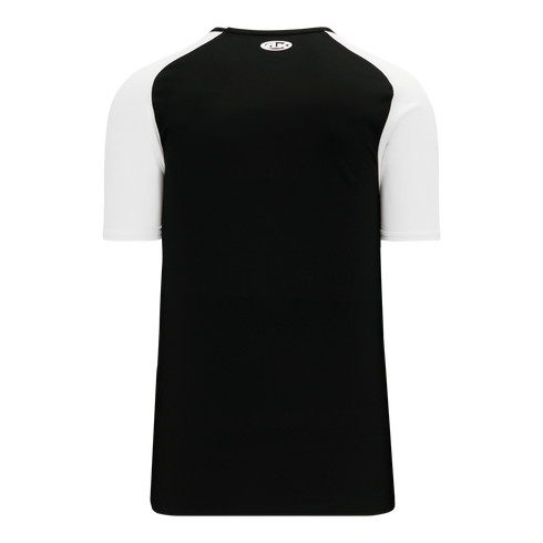 Athletic Knit V-Neck Baseball Jersey with Contrasting Shoulders (BA1375)
